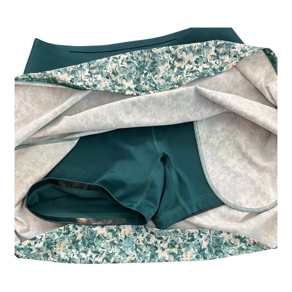 π EUC PUMA Pwrshape Green Camo Athletic Skirt w/ Pockets | Womenβs Sz XS - Picture 3 of 5